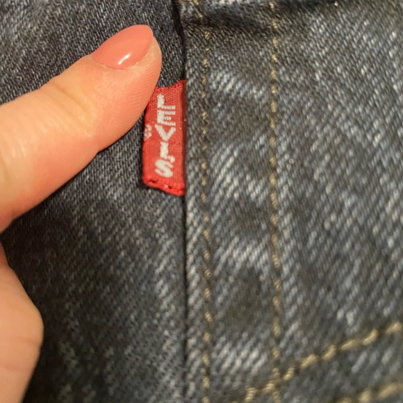 Levi’s Wedgie Black Washed Denim Jeans - Picture 8 of 9